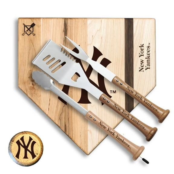 Baseball BBQ New York Yankees 12'' Silver Slugger Combo Set