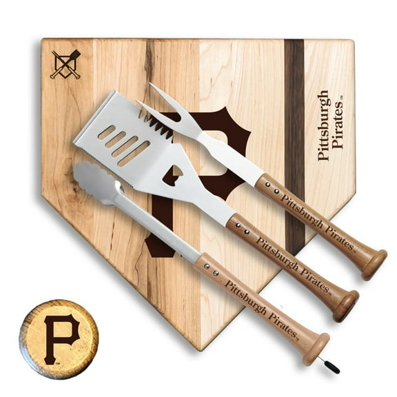 Baseball BBQ Pittsburgh Pirates 17'' Slugger Combo Set