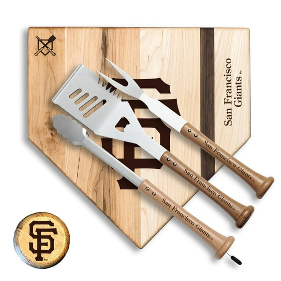 Baseball BBQ San Francisco Giants 12'' Silver Slugger Combo Set