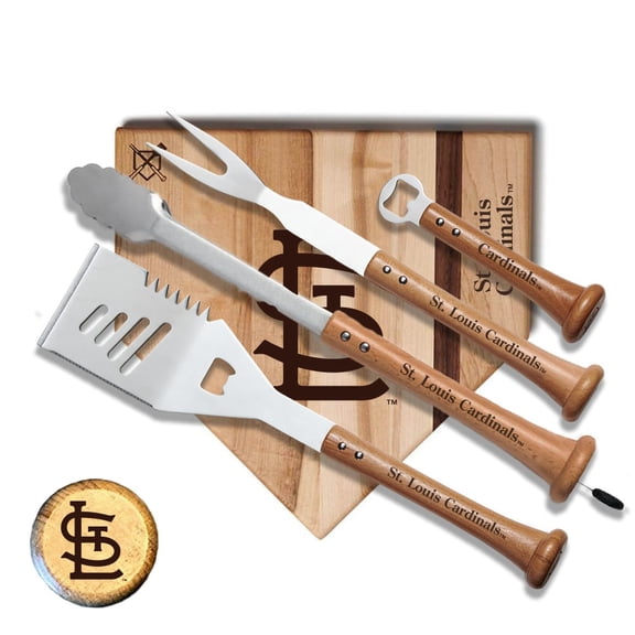 Baseball BBQ St. Louis Cardinals 12'' Grand Slam Combo Set