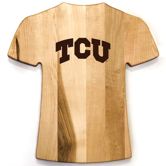 Baseball BBQ TCU Horned Frogs Jersey Style Cutting Board