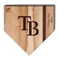 thumbnail image 1 of Baseball BBQ Tampa Bay Rays 17'' x 17'' Home Plate Cutting Board, 1 of 1