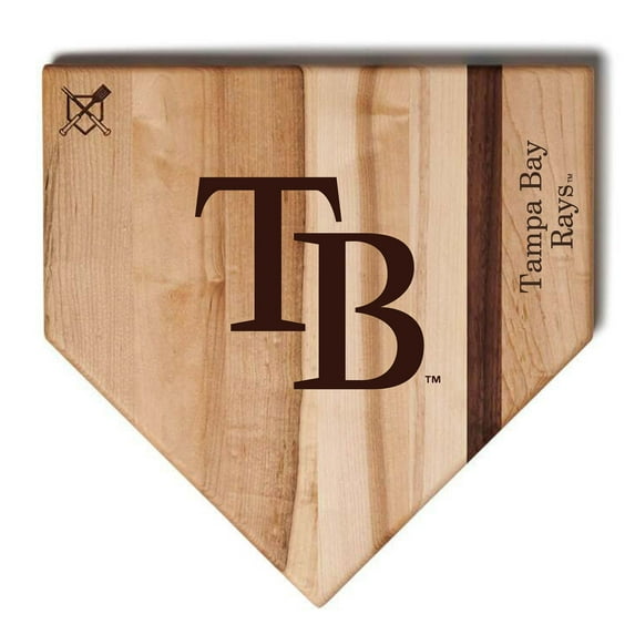 Baseball BBQ Tampa Bay Rays 17'' x 17'' Home Plate Cutting Board