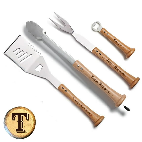 Baseball BBQ Texas Rangers Home Run Grill Set