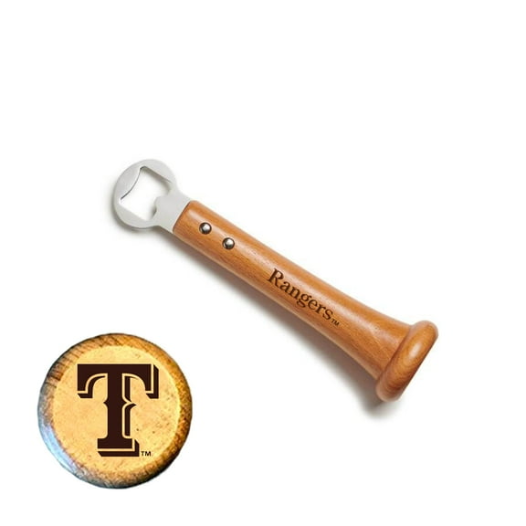 Baseball BBQ Texas Rangers Pickoff Bottle Opener
