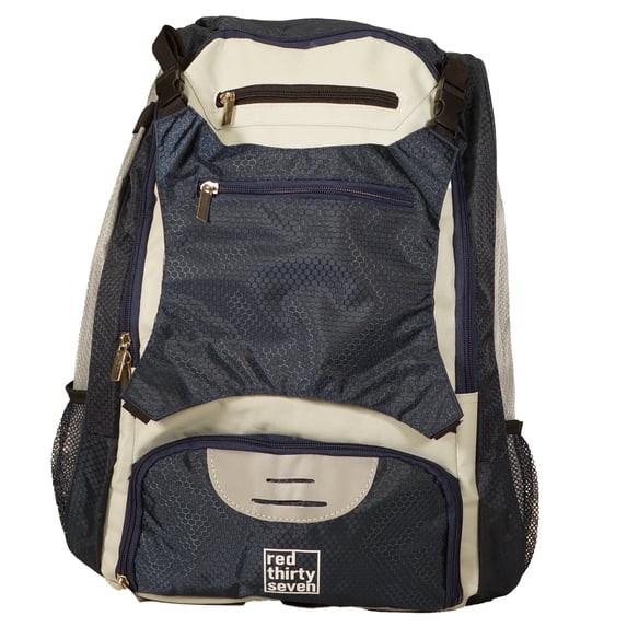 Baseball Backpack with Cleat/Shoe Compartment | Large Capacity | 19.5" T x 14" W x 7.5" D | Holds 4 Bats | External Helmet Storage | 3 Extra Zipper Pockets for Sunglasses, Seeds, Gum, Cell Phone