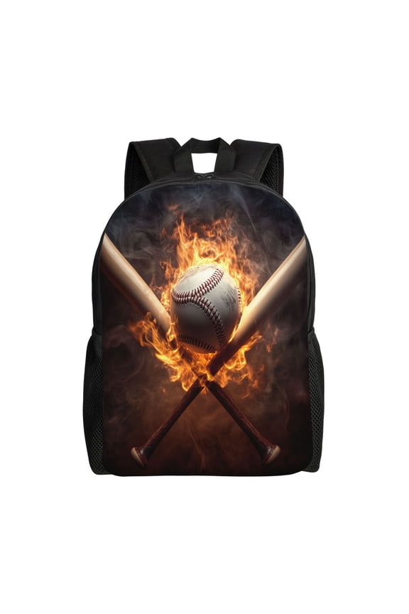 Baseball Backpack Double Shoulder Backpack Durable, Spacious, Ergonomic Design for Travel, Work & Outdoor Use