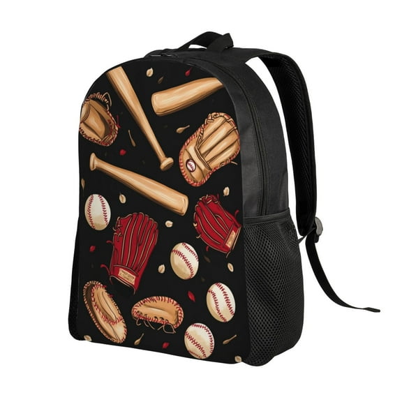 Baseball Backpack Double Shoulder Backpack Durable, Spacious, Ergonomic Design for Travel, Work & Outdoor Use