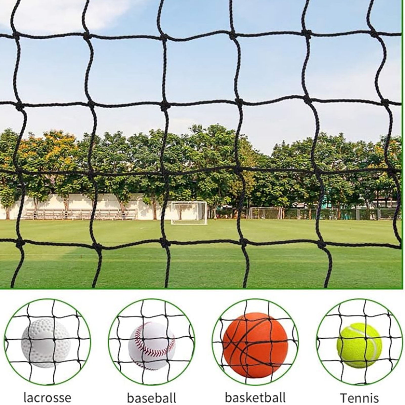 Baseball Backstop Net With Reinforced Borders For Hockey Soccer ...
