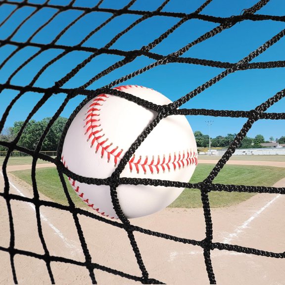 Baseball Backstop Nets, Nylon Baseball Netting Pro High Netting Material 10'x10'/10'x20'/10'x30'(Net Only)