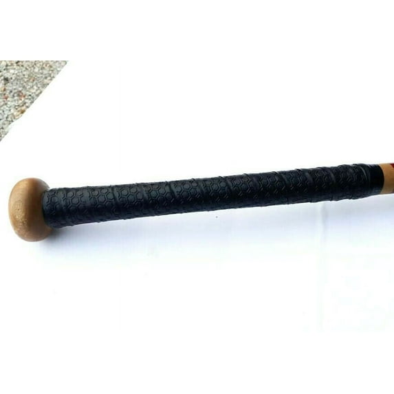 Baseball Bat Grip Tape Grip & Rip Cushioned Softball 1.10mm Grip Tape (Black)