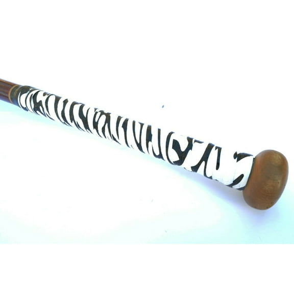 Baseball Bat Grip Tape Grip & Rip Cushioned Softball 1.10mm Grip Tape (Zebra)