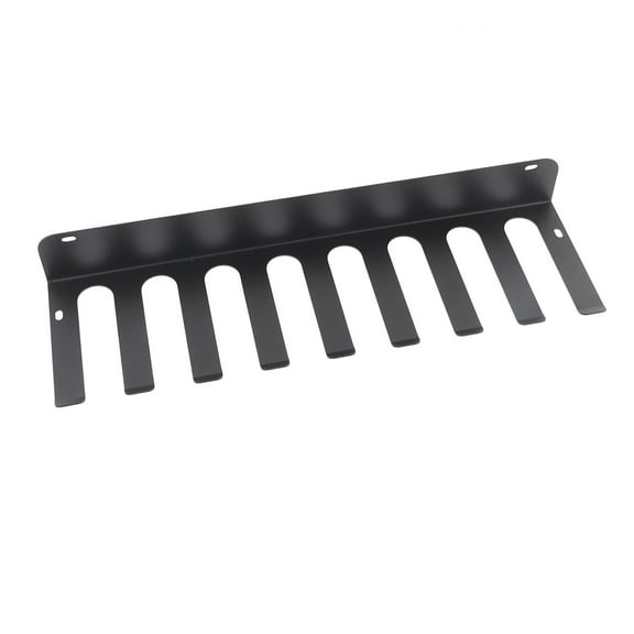Baseball Bat Holder 9 Prongs Wall Mounted Bat Rack Heavy Duty Steel Baseball Bat Hanger Holds 16 Bats For Home Gym Sports Equipment