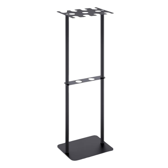 Baseball Bat Holder Display Stand Shelf Heavy Duty Iron Construction for Garage and Sports Room