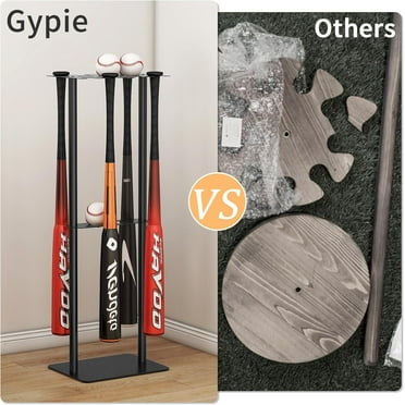 BSN SPORTS Permanent Bat Rack, Heavy-Duty Steel, Holds 14 Bats, 35x25 ...