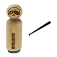 thumbnail image 1 of Baseball Bat Solid Rubber Stamp for Scrapbooking Crafting Stamping - Mini 1/2 Inch, 1 of 7