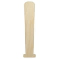 thumbnail image 1 of Baseball Bat Solid Wood Shape Unfinished Piece Cutout Craft DIY Projects - 6.25 Inch Size - 1/8 Inch Thick, 1 of 7