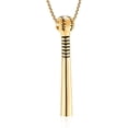 thumbnail image 1 of Baseball Bat Stainless Steel Cremation Jewelry For Ashes For Women Men Sport Keepsake Memorial Urn Pendant Necklace, 1 of 7