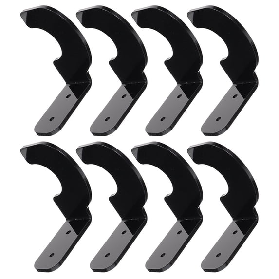 4 Pairs Baseball Bat Display Mount Holder for Bats and Balls