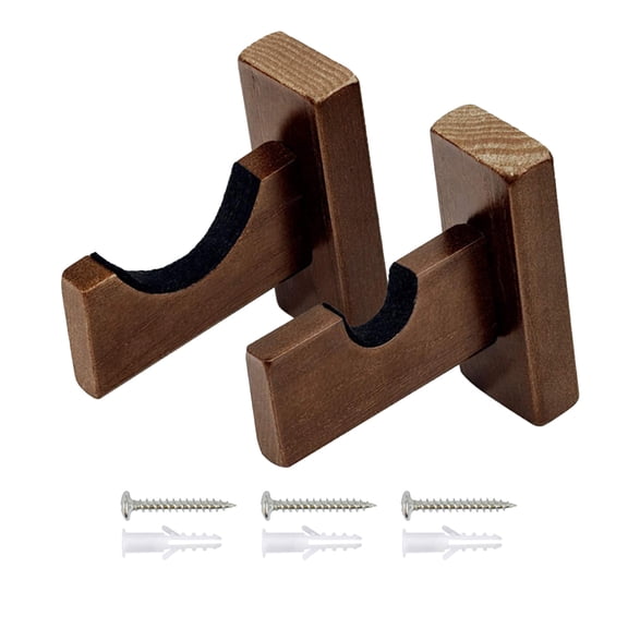 Baseball Bat Wall Mount, 2Pieces Softball Bat Wall Mount Rack Baseball Bat Horizontal Bat Rack Brackets with Felt Liner