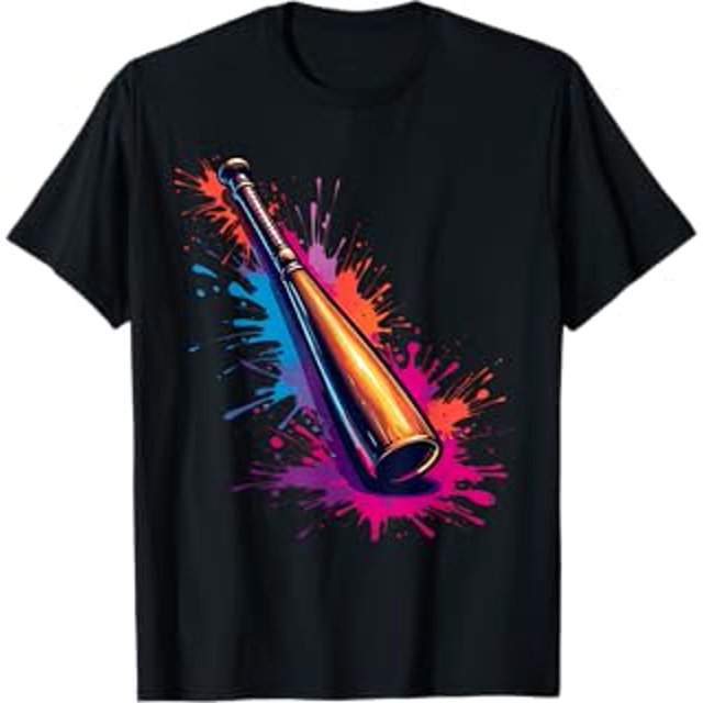 Baseball Bat with Sprinkles Drip Softball & Baseball Fans TShirt