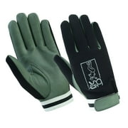Baseball Batting Gloves Full Finger Light Weight Arm/Wrist Guard Protector Baseball Gloves Unisex Design Black-L