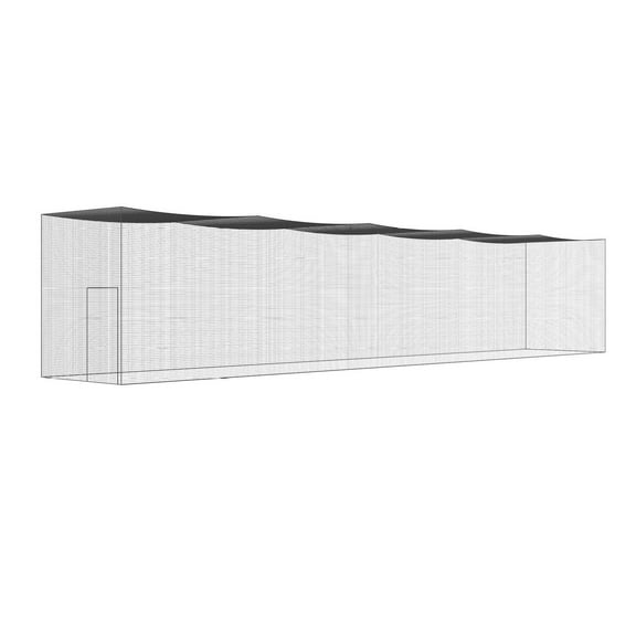 Baseball Batting Netting 70FT, Softball Practice Net with Door, Portable Hitting Cage Replacement, Heavy Duty PE Net, Enclosed Pitching Net for Training