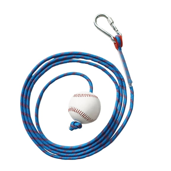 Baseball Batting Trainer Swing Training Rope Portables Pitching Practices Strap for Varioius Ages Indoor Outdoor Use