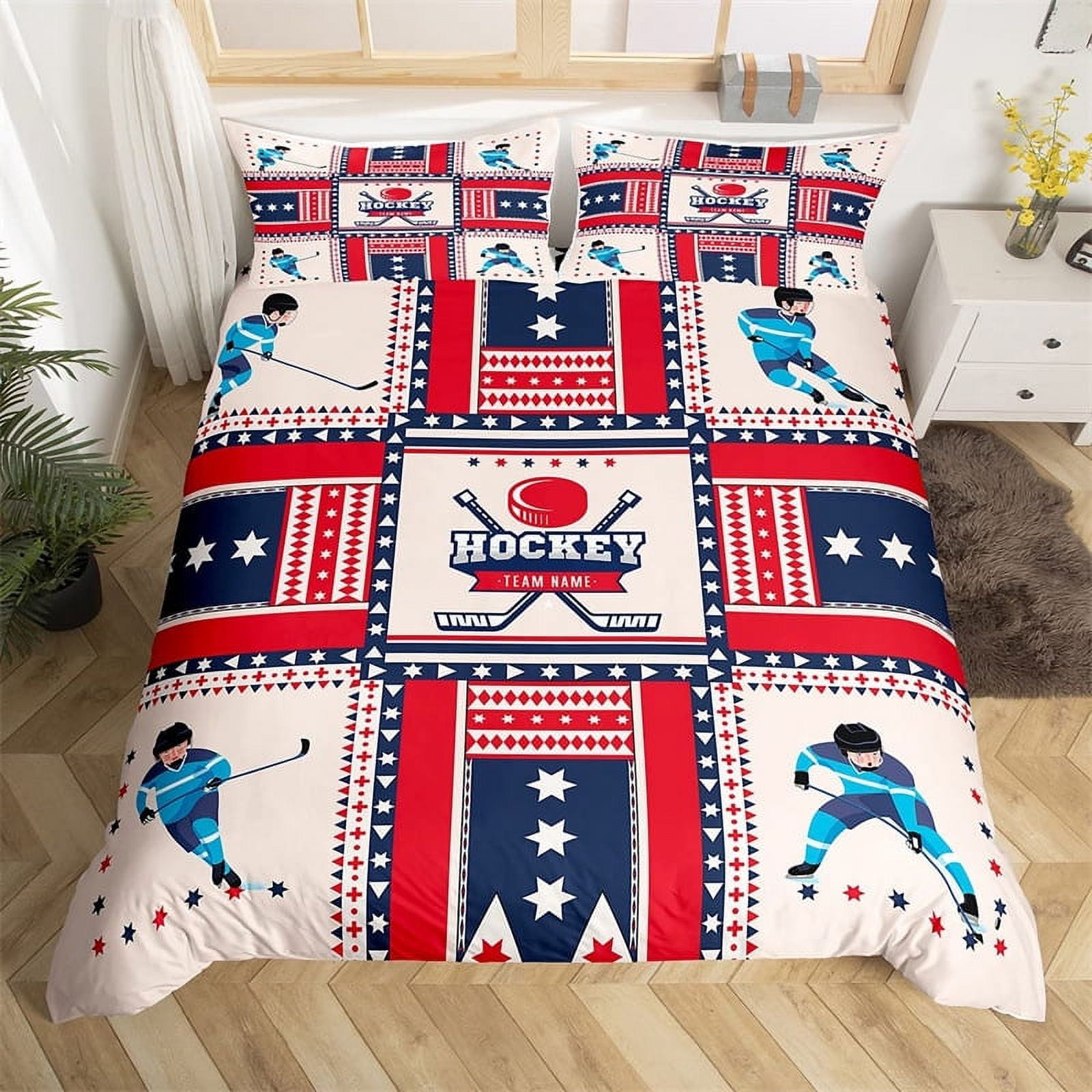 Baseball Bedding Set Football Basketball Comforter Cover for Kids Boys