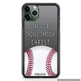 thumbnail image 1 of Baseball Bible Verse Cell Phone Case Slim Hard Rubber Custom Case Cover For iPhone 13 Pro Max, 1 of 5