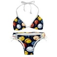 thumbnail image 1 of Baseball Bikini Set with Detachable Sponge & Adjustable Strap, Two-Pack, Ideal for Beach & Pool, Swimsuit Swimsuits Bikini, 1 of 1