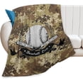 thumbnail image 1 of Baseball Blanket Ball Throw Blanket Sports Blanket Gifts Boys Warm Soft Blanket for Couch Sofa Bed 60"x80", 1 of 6