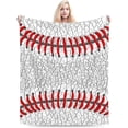 thumbnail image 1 of Baseball Blanket for Boys Girls, Super Soft Teens Baseball Gifts Blanket, Lightweight Cozy Flannel Baseball Throw Blankets for Birthday Christmas Bed Couch Sofa 50in X 60in, 1 of 6