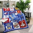 thumbnail image 1 of Baseball Blanket Gifts for Boys Girls Baseball Lovers, Super Soft Travel Bed Sofa Baseball Throw Blankets for Sport Fans Kids Adults Player Coach, 50 × 60 inch, 1 of 6