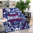 thumbnail image 1 of Baseball Blanket Gifts for Boys Girls Baseball Lovers, Super Soft Travel Bed Sofa Baseball Throw Blankets for Sport Fans Kids Adults Player Coach, 50 × 60 inch, 1 of 6