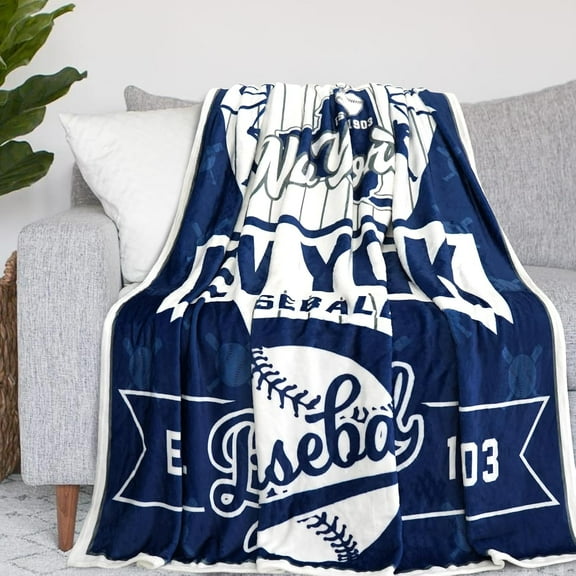Baseball Blanket, Soft Flannel Baseball Throw Blanket Gifts fors Men Women Baseball Fans 60'''' x 50''''