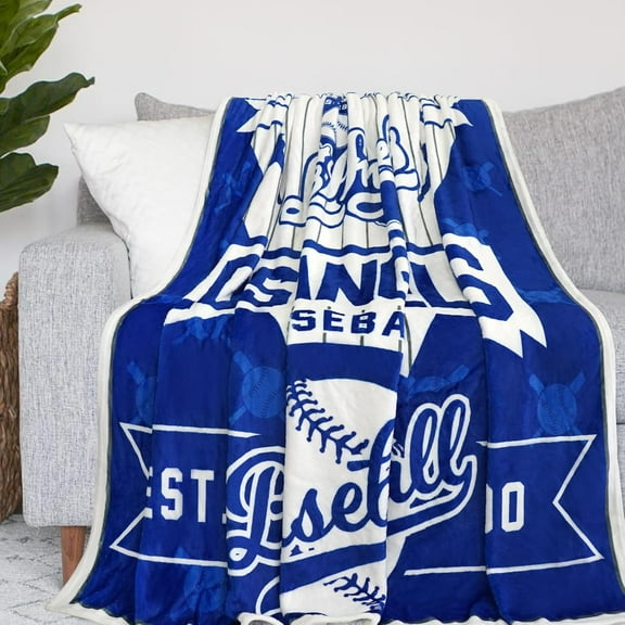 Baseball Blanket, Soft Flannel Baseball Throw Blanket Gifts forsMen Women Baseball Fans 60'''' x 50''''