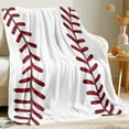 thumbnail image 1 of Baseball Blanket, Soft Fleece Throw Blankets for Kids, Unique Baseball Gifts Ideas for Boys and Girls 8-12 Baseball Decor For Couch Bedroom, 1 of 7
