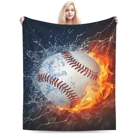 Baseball Blanket Super Soft Suitable for All Seasons 50x40