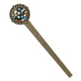 thumbnail image 1 of Baseball Book Accessories: Lace Bookmark in Antique Bronze - a Gift for Readers and Book Lovers, 1 of 5