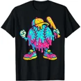 thumbnail image 1 of Baseball Boy Drip 101 Lifestyle Retro Youth Adults Sports Fun Unisex T-Shirt, up to size 5XL, 1 of 2
