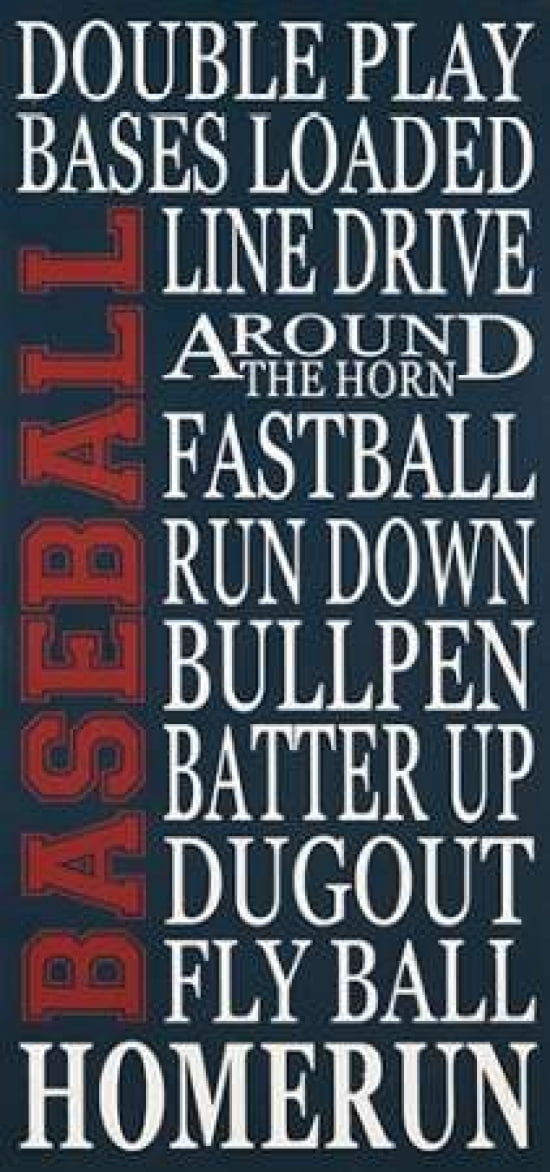 Baseball Canvas Art - Erin Deranja (24 x 48)