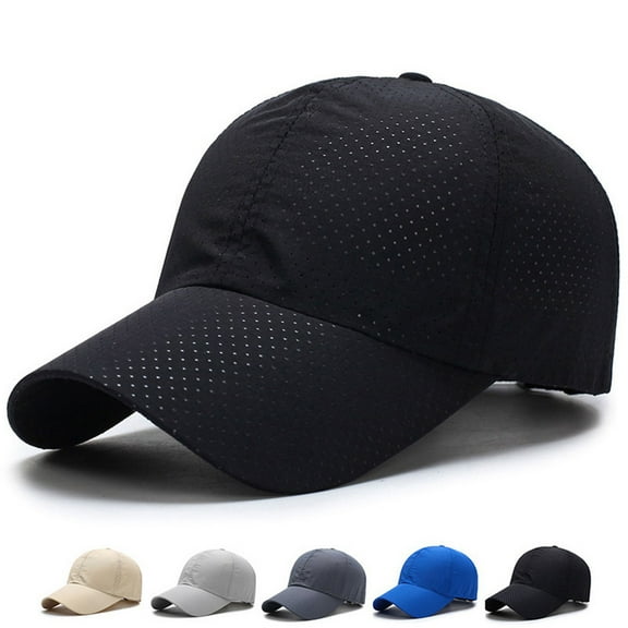 Baseball Cap under $5! Xqxayjr Baseball Cap for Men, Mesh Sport Running Hat, Quick Dry Summer Visor, Outdoor Sun Hat, Adjustable Baseball Cap, Breathable Casual Sports Hat