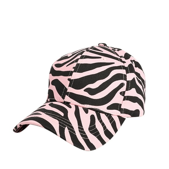 Baseball Cap Adjustable Classic Low Printed Hat Unconstructed Plain Cotton Cap Men Women Pink