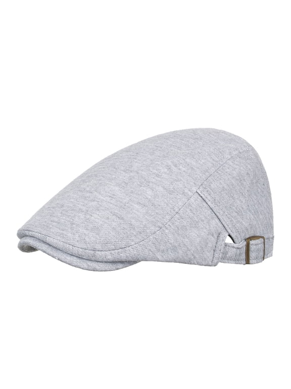 Baseball Cap Adjustable Fashion Men Cotton Hasp Flat Sun Master Newsboy Classic Baseball Hats for Women Grey