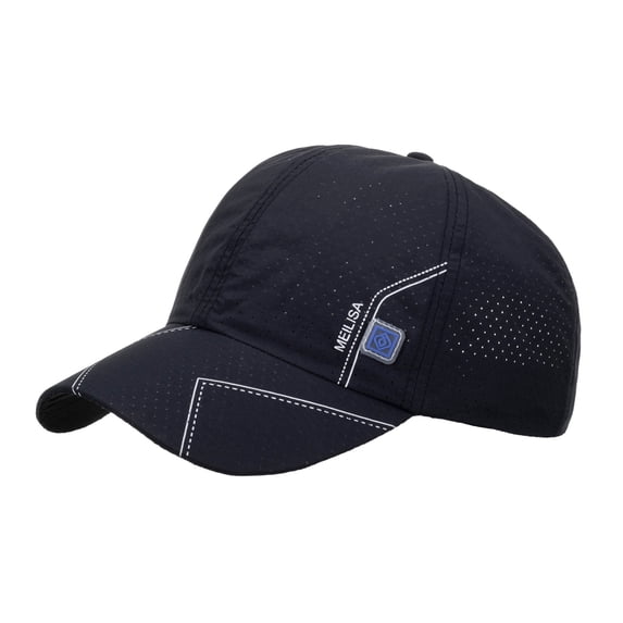 Baseball Cap Adjustable Size CQXIDFH Unisex Breathable Baseball Cap, Fashion Hip Hop Sun Hat, Lightweight Headwear for Beach, Mountain Climbing & Outdoor Sports, Beanie Hat (Navy, One Size)