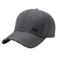 thumbnail image 1 of Baseball Cap Adjustable Size CQXIDFH Unisex Classic Adjustable Dad Hat, Athletic Fitted Baseball Cap, Versatile Outdoor Sunshade Sunscreen Headwear, Casual Daily Sports Caps for Men Women (Gray2), 1 of 3