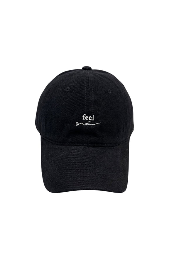 Baseball Cap Adjustable Size, Classic Structured Hat for Daily Wear, Embroidered Eyelets for Breathability