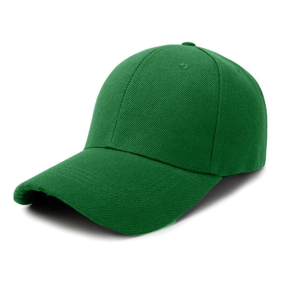 Baseball Cap Adjustable Size for Running Workouts and Outdoor Activities All Seasons, Dark Green