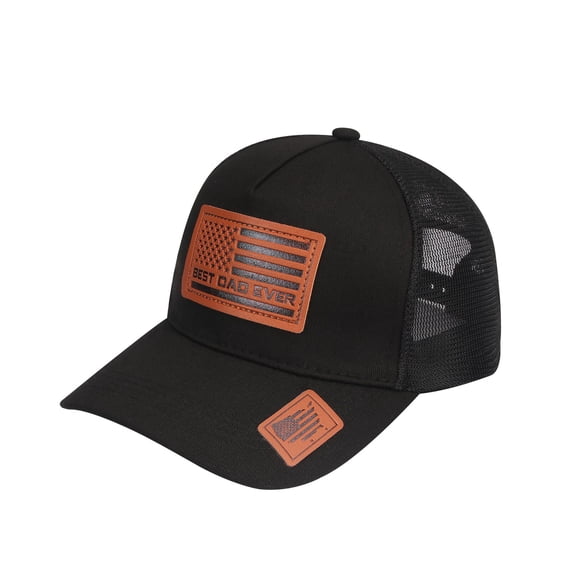 Baseball Cap American Flag Duckbill Cap Election Campaign Leather Label Sunshade Sun Protection Hat Trucker Hat